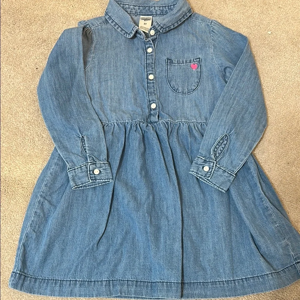 OshKosh B'gosh Blue‎ Casual Peplum Dress